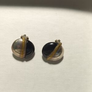 🖤 Vintage 925 Silver Clasp Earrings